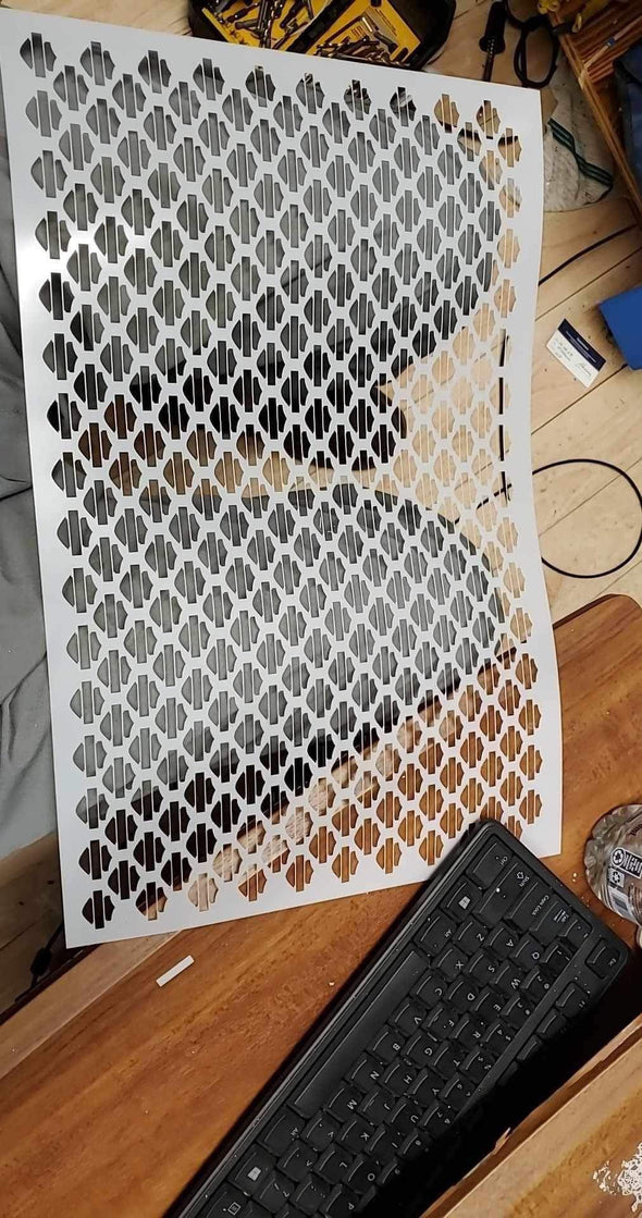 Harley Logo Shields Stencils
