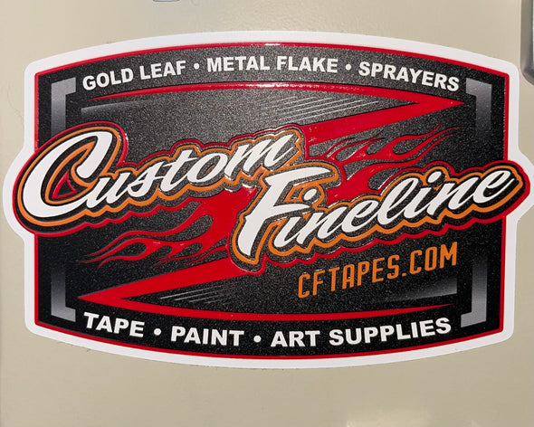 Custom Fineline Flames Decal 2-tone