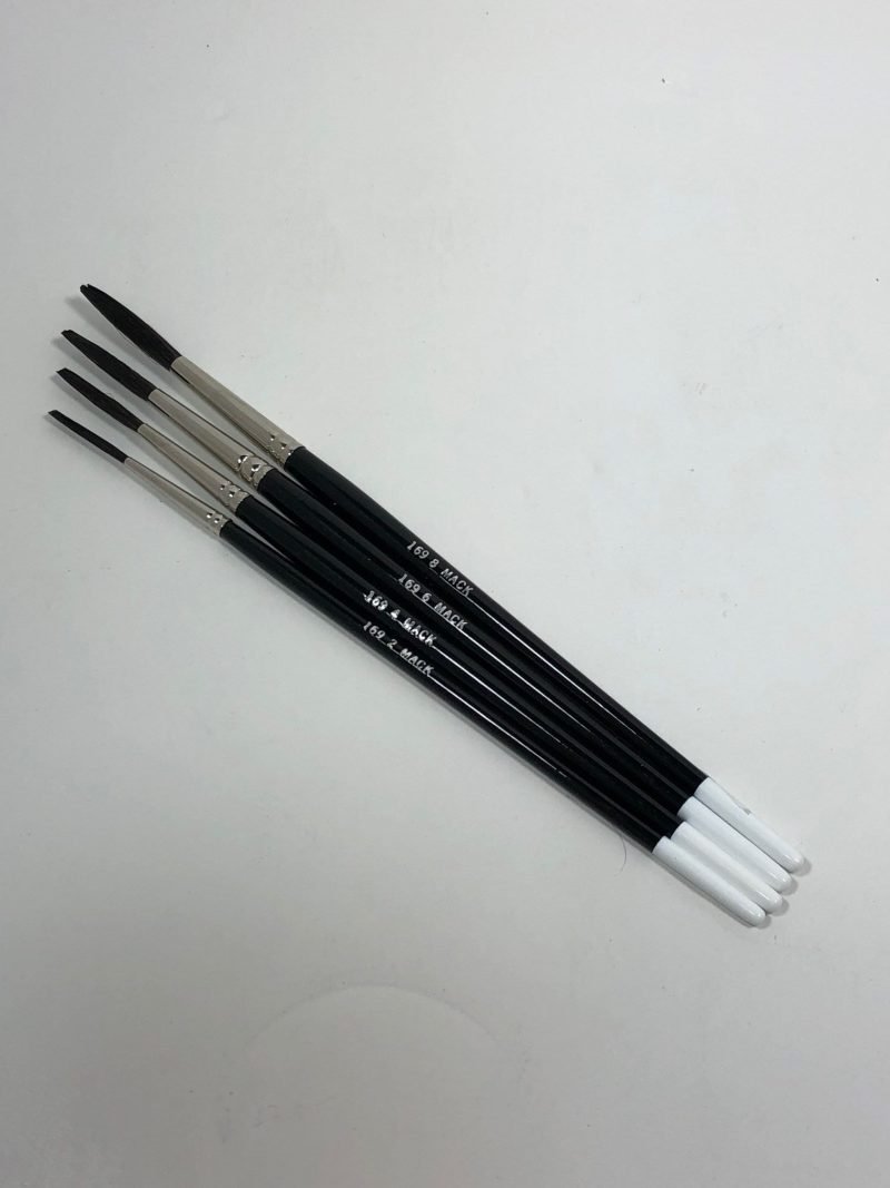 MACK Hannukaine Quill Pinstripe Brush/Brushes Set of 6