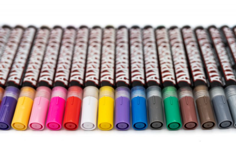 Alphakrylik Paint Markers – Set of 25 colors ON SALE – Custom Fineline Tape  & Art Supplies