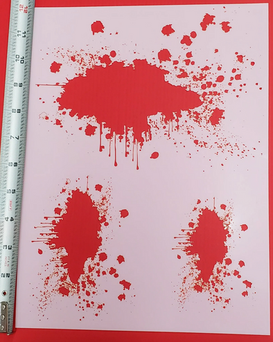 Paint Splatter Stencil