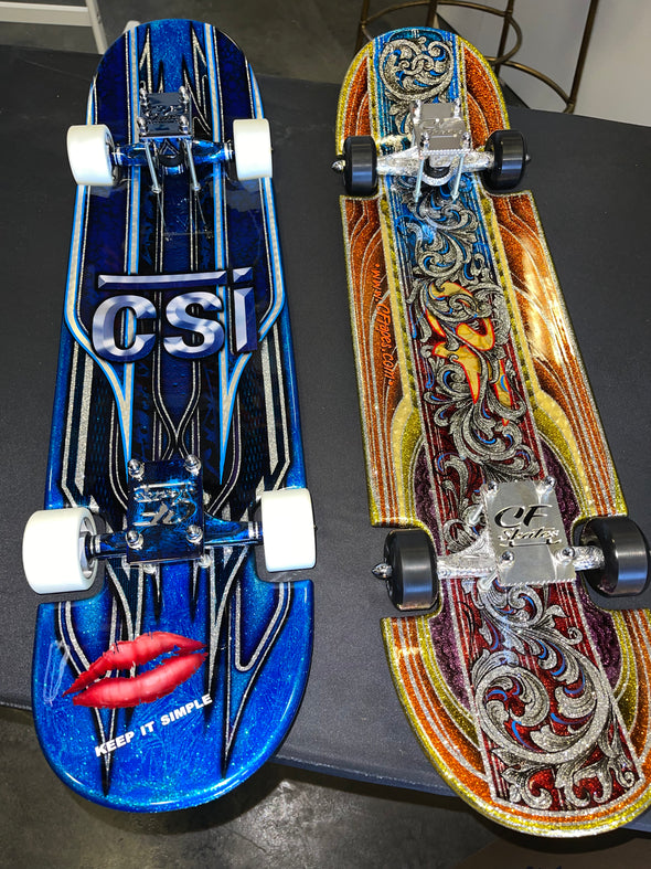 LOWRIDER SKATEBOARD KIT - READY FOR PAINT