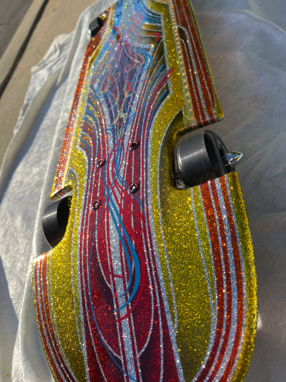 LOWRIDER SKATEBOARD KIT - READY FOR PAINT