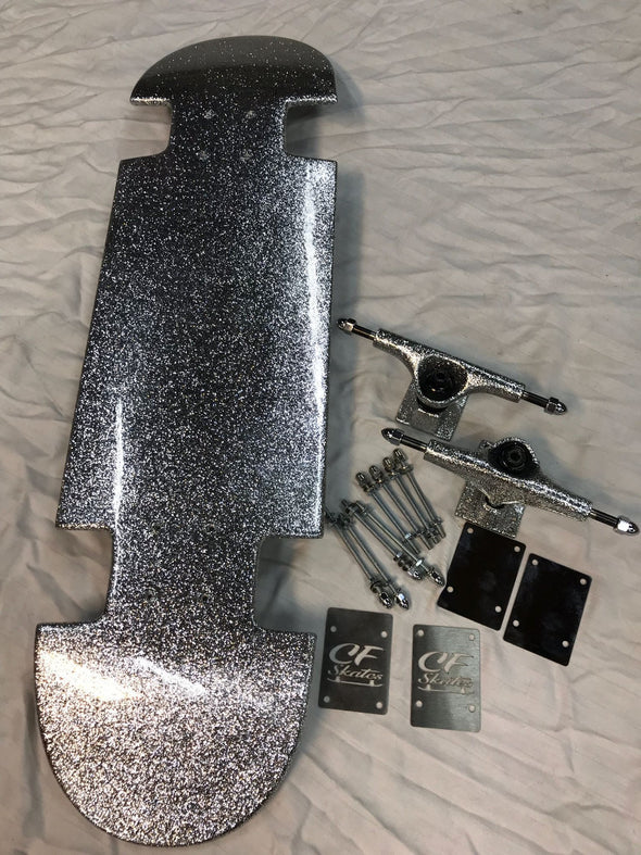 LOWRIDER SKATEBOARD KIT - READY FOR PAINT