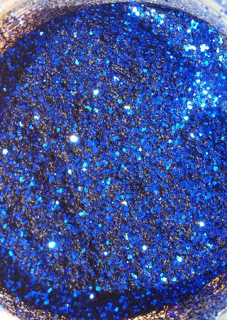 metal flake blue